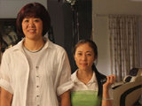 高潔與排球冠軍郎平合影